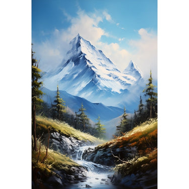 Mountain Wall Painting